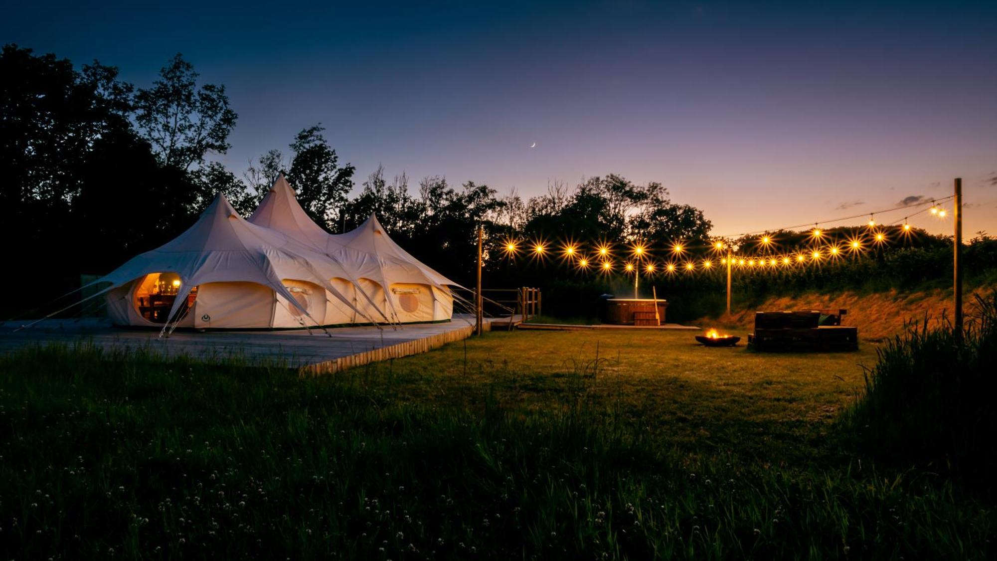Luxury Glamping Retreat In Battle Villa Eksteriør bilde