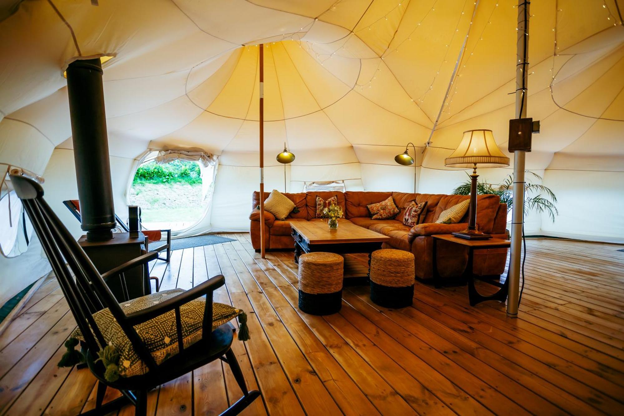 Luxury Glamping Retreat In Battle Villa Eksteriør bilde