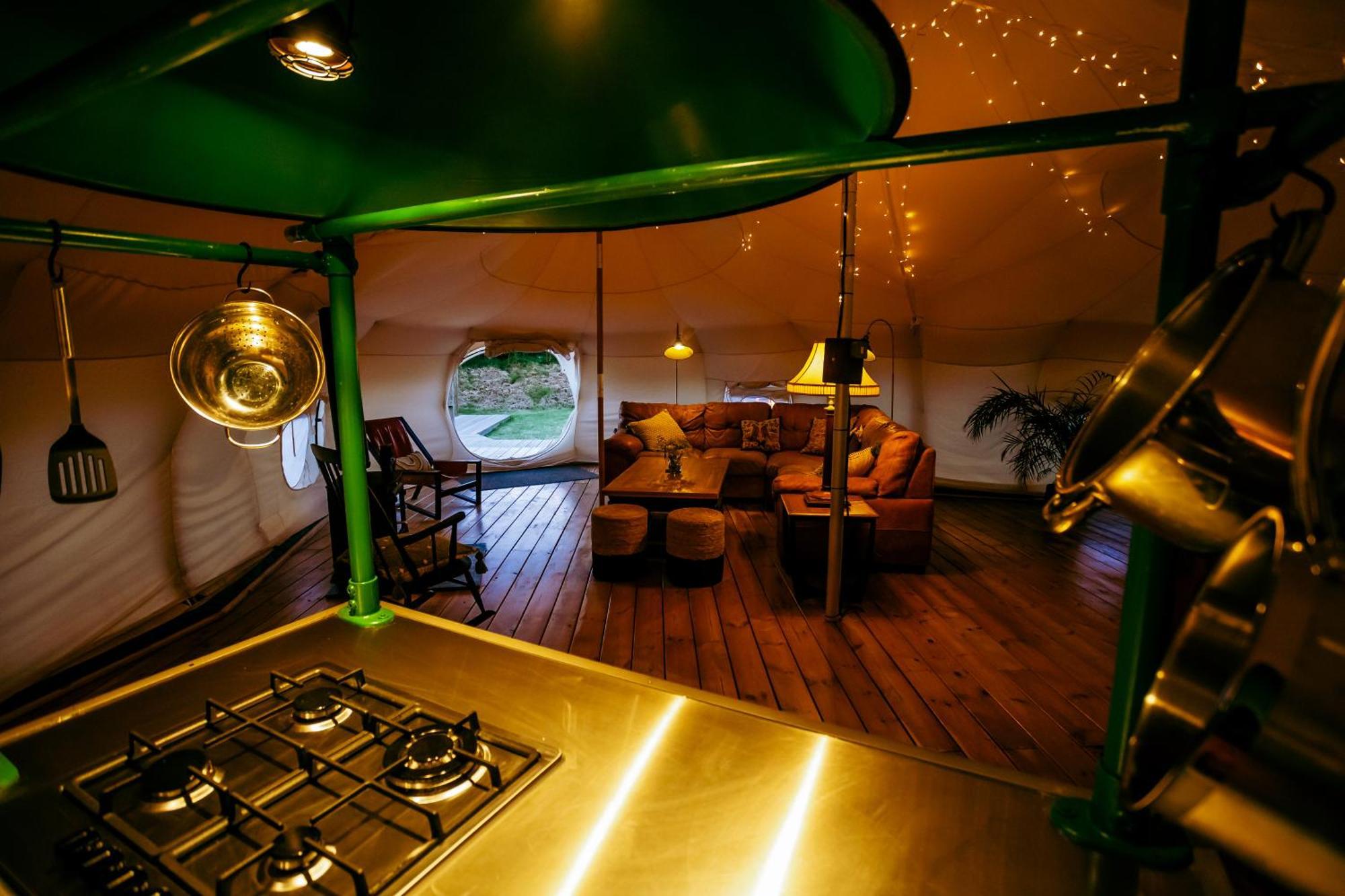 Luxury Glamping Retreat In Battle Villa Eksteriør bilde